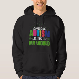 Sudadera El autismo de alguien ilumina mi mundo