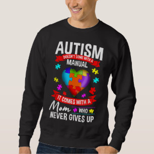 Sudadera El autismo de mamá no viene con manual