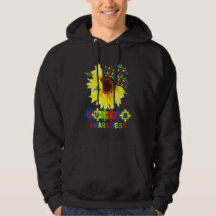 Sudadera El autismo del girasol rompe la pieza Conciencia d