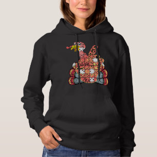 Sudadera El autismo del Rótulo de mano de paz autista de Tu