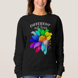 Sudadera El autismo diferente no menos girasol rompe el adv