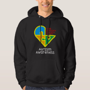 Sudadera El autismo docente apoya el desconcierto de amor e
