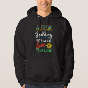 Sudadera El autismo es un viaje que nunca planeé pero amo m