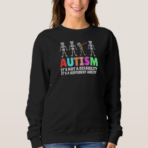 Sudadera El Autismo Es Una Habilidad Diferente Raglan