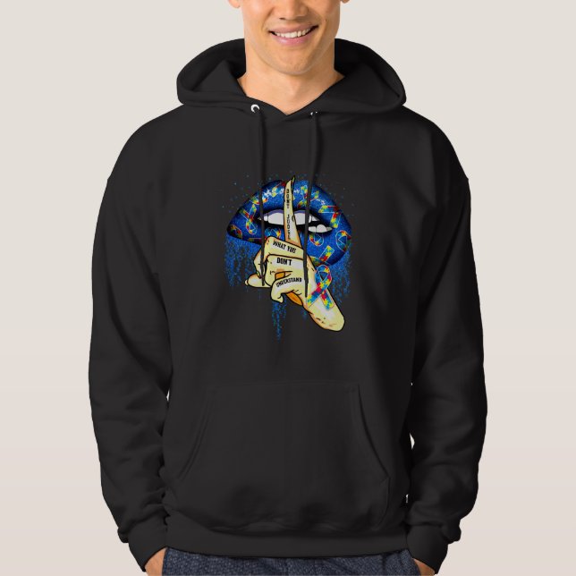 Sudadera El Autismo Hace Que Don Juzgue Lo Que Usted Entien (Anverso)
