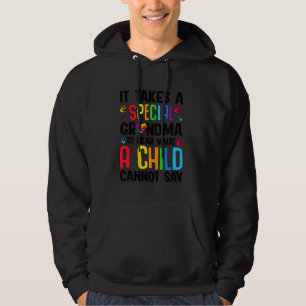 Sudadera El Autismo Lleva A La Abuela Especial A Escuchar Q