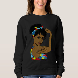 Sudadera El Autismo Mamá Inquebrantable Rosie The Riveter F