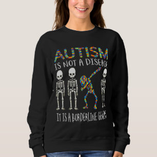 Sudadera El Autismo No Es Una Enfermedad, Es Un Genio Front