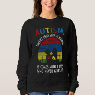 Sudadera El autismo no viene con un manual viene con un
