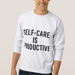 Sudadera El autocuidado es productivo - Motivación Minimali