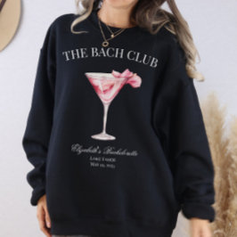 Sudadera El Bach Club Pink Cocktail Black