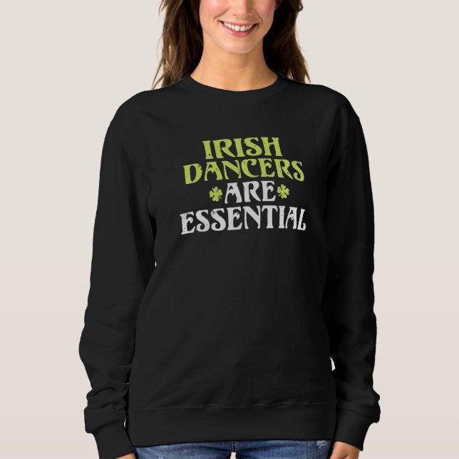 Sudadera El bailarín irlandés es esencial (Anverso)