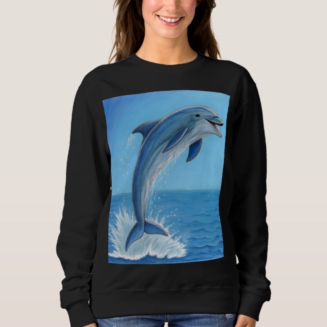 Sudadera El baile silencioso del delfín (Anverso)