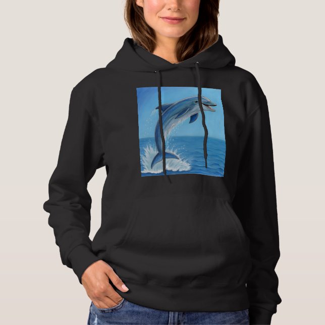 Sudadera El baile silencioso del delfín (Anverso)