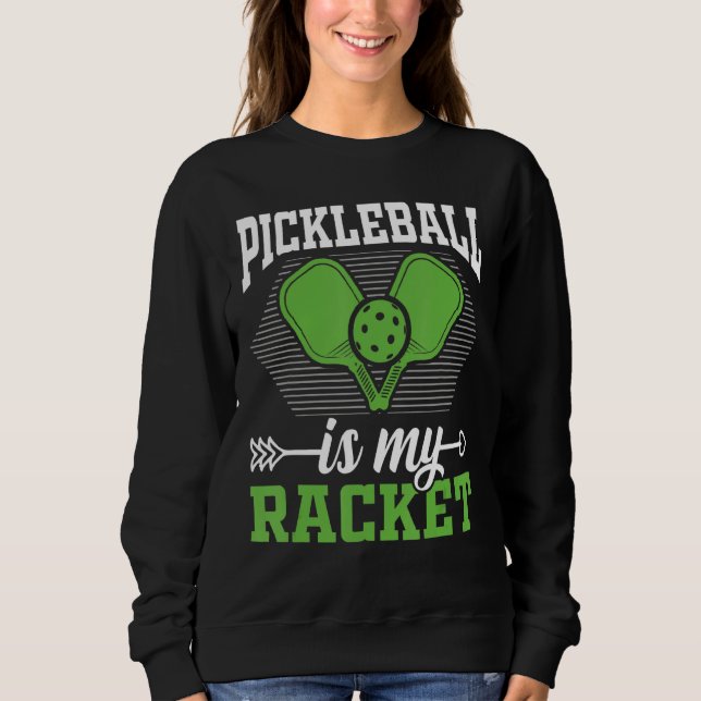 Sudadera El Balón De Pickleball Es Mi Balón De Pickleball (Anverso)