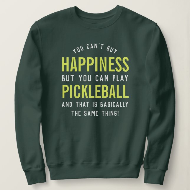 Sudadera El baloncesto es la felicidad un regalo divertido  (Anverso del diseño)