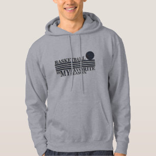 Sudadera El baloncesto es mi temporada favorita