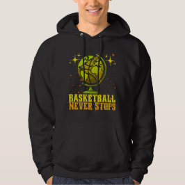 Sudadera El baloncesto nunca se detiene