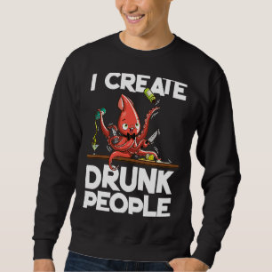 Sudadera El barman del Octopus que creo personas borrachas