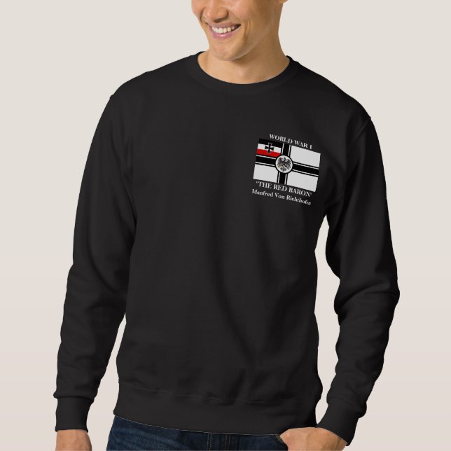 Sudadera El barón rojo Manfred Von Richthofen Sweatshirt (Anverso)