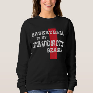 Sudadera El básquetbol es mi Chica favorito de los niños de