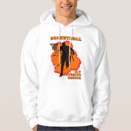 Sudadera El básquetbol es mi temporada favorita