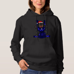 Sudadera El bebé Dachshund Santa Funny Perro Cute Mamá Papá