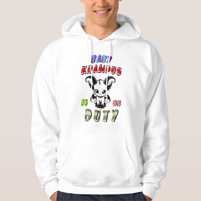 Sudadera El Bebé Krampus Está De Servicio (Anverso)
