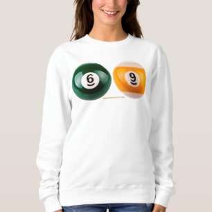 Sudadera El billar duro 69 de SlipperyJoe con una bola de b