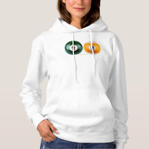 Sudadera El billar duro 69 de SlipperyJoe con una bola de b