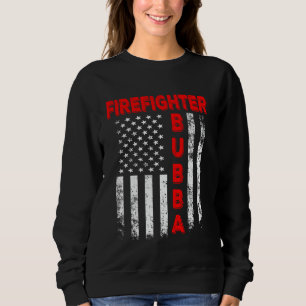 Sudadera El bombero Bubba America Flag Fatheru2019s Día Vi