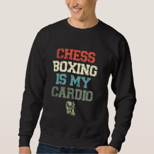 Sudadera El Boxeo De Ajedrez Es Mi Cardio, El Boxeo De Ajed