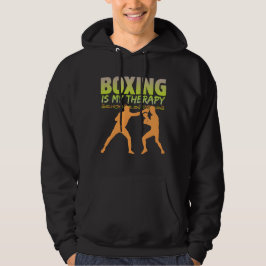 Sudadera el boxeo es mi terapia