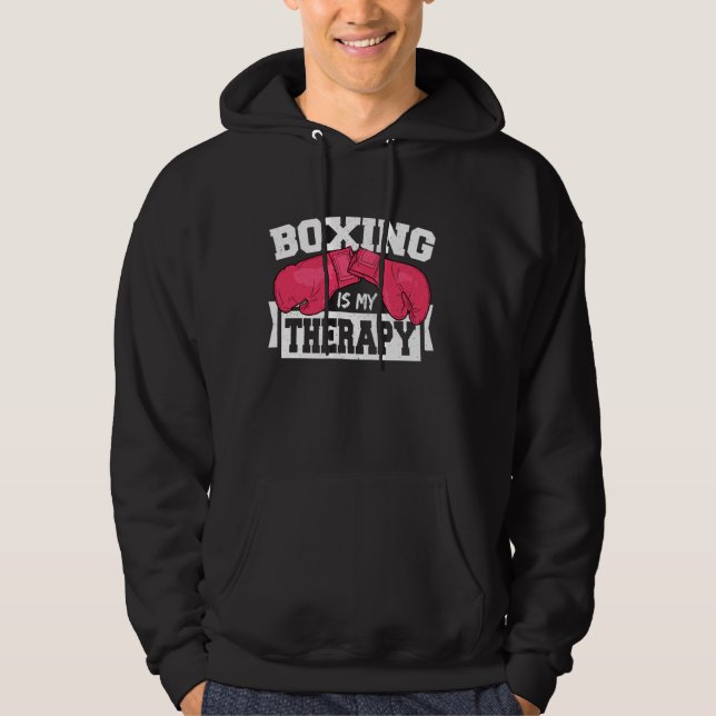 Sudadera El Boxeo Es Mi Terapia (Anverso)