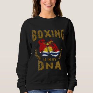 Sudadera El boxeo está en mi ADN Guantes de boxeo de la ban