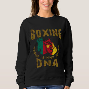 Sudadera El boxeo está en mi ADN Guantes de boxeo de la ban