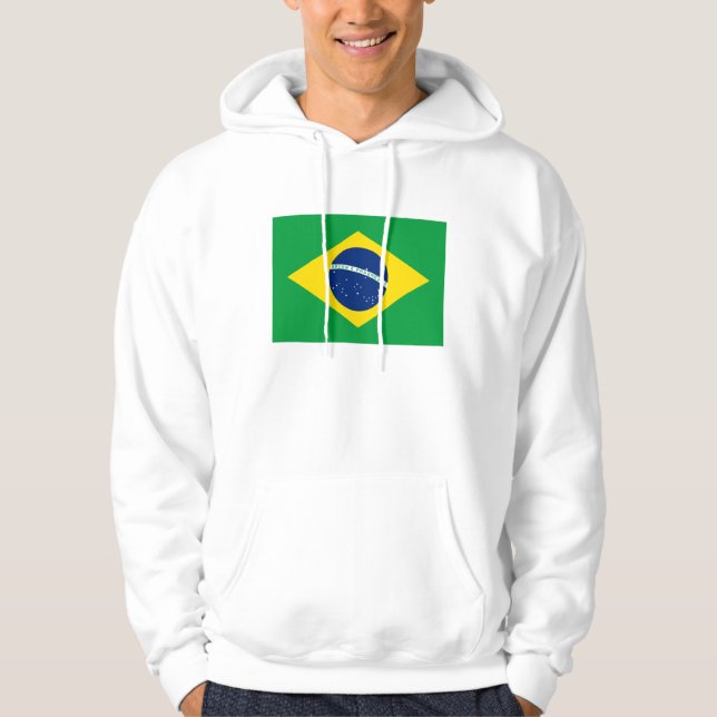 Sudadera El Brasil - bandera nacional brasileña (Anverso)