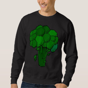 Sudadera El brócoli es verduras gráficas divertidas de la v
