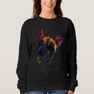Sudadera El Bulldog francés divertido y colorido, amante de