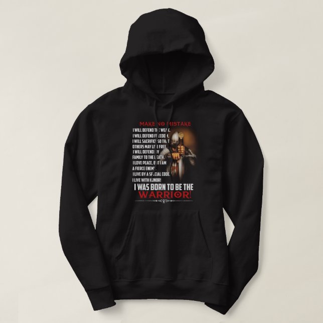 Sudadera El Caballero Templario No Cometió Un Error Al Cruz (Diseño del anverso)