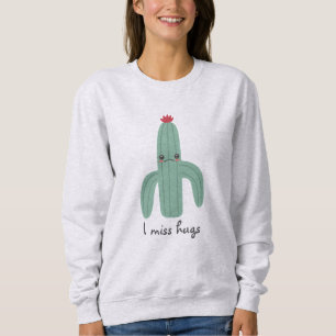 Sudadera El Cactus de Kawaii pierde abrazos