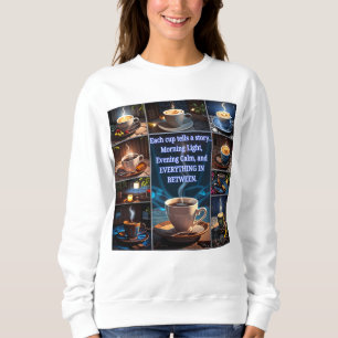 Sudadera El café cuenta una historia