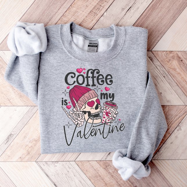 Sudadera El café es mi Valentine, amante del café de San Va (Subido por el creador)