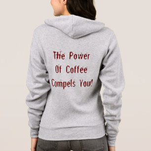 Sudadera El café te hace rojo