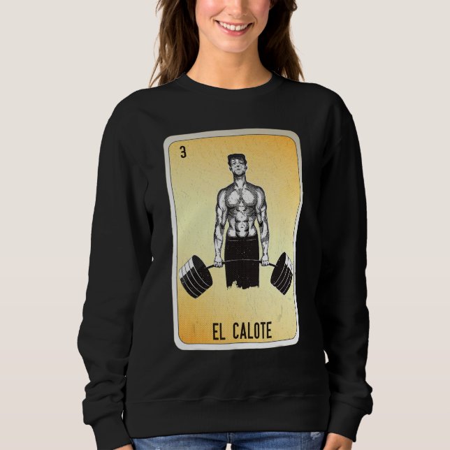 Sudadera El Calote Mexican Slang Lottery Bingo Cards (Anverso)
