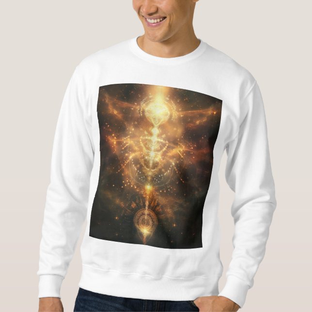 Sudadera El Camino del Poder — Arte de Ascensión Energética (Anverso)