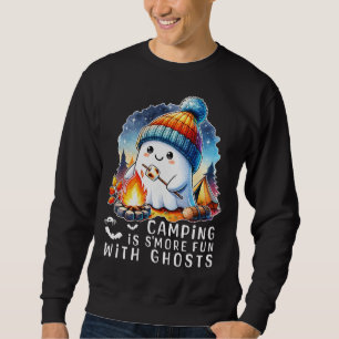 Sudadera El campamento de Halloween es divertido con los fa