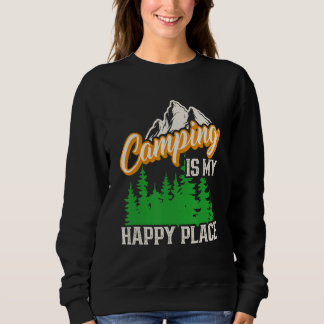Sudadera El campamento es mi lugar feliz