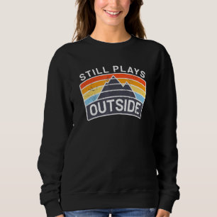 Sudadera El Camping De Senderismo De Estilo Retro Vintage S