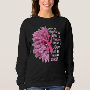Sudadera El Cáncer De Mama Apoya El Regalo De Los Combatien